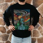 Vision Quest Trippy Sweatshirt , Comfy Dreamcore Hippie Clothes , Gender Neutral Psychedelic Crewneck , Fairycore And Weirdcore Clothing