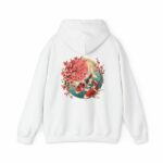 Koi Fish & Cherry Blossoms Hoodie - Japanese Art-Inspired Cozy Sweatshirt