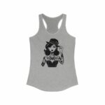 Women'S Ideal Racerback Tank, Print Tank Top, Motorcycle Women Shirt, Women Biker Tank Top, Biker Tank Top, Motogirlgear, Women Tank Top